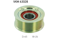 Vratna/vodici kladka, klinovy zebrovy remen SKF VKM 63028