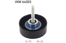 Vratná/vodicí kladka, klínový žebrový řemen SKF VKM 64003