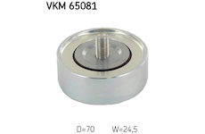 Vratna/vodici kladka, klinovy zebrovy remen SKF VKM 65081