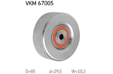 Vratna/vodici kladka, klinovy zebrovy remen SKF VKM 67005