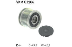 Předstihová spojka SKF VKM 03106