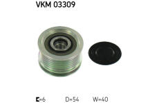 Předstihová spojka SKF VKM 03309