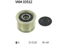 Předstihová spojka SKF VKM 03512