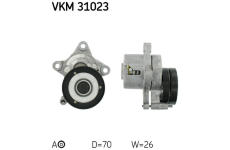 Napínací kladka, žebrovaný klínový řemen SKF VKM 31023