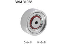 Vratná/vodicí kladka, klínový žebrový řemen SKF VKM 31038