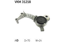 Napínací kladka, žebrovaný klínový řemen SKF VKM 31218