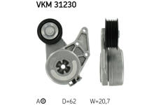 Napínák, žebrovaný klínový řemen SKF VKM 31230
