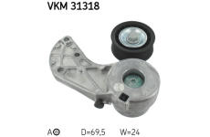 Napínák, žebrovaný klínový řemen SKF VKM 31318
