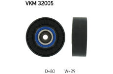 Vratná/vodicí kladka, klínový žebrový řemen SKF VKM 32005