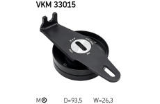 Vratná/vodicí kladka, klínový žebrový řemen SKF VKM 33015