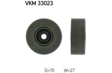 Vratná/vodicí kladka, klínový žebrový řemen SKF VKM 33023
