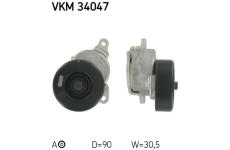 Napínák, žebrovaný klínový řemen SKF VKM 34047