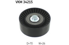 Vratná/vodicí kladka, klínový žebrový řemen SKF VKM 34215