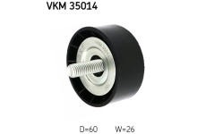 Vratná/vodicí kladka, klínový žebrový řemen SKF VKM 35014