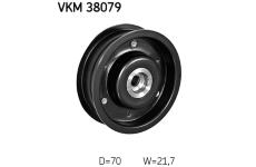 Vratná/vodicí kladka, klínový žebrový řemen SKF VKM 38079