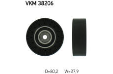 Vratná/vodicí kladka, klínový žebrový řemen SKF VKM 38206