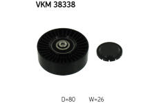 Vratná/vodicí kladka, klínový žebrový řemen SKF VKM 38338