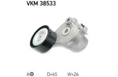 Napínací kladka, žebrovaný klínový řemen SKF VKM 38533