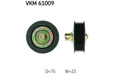 Vratná/vodicí kladka, klínový žebrový řemen SKF VKM 61009