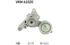 Napínák, žebrovaný klínový řemen SKF VKM 61020