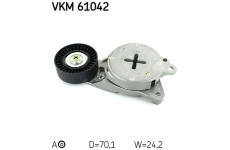 Napínák, žebrovaný klínový řemen SKF VKM 61042