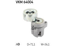 Napínací kladka, žebrovaný klínový řemen SKF VKM 64004