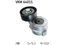 Napínací kladka, žebrovaný klínový řemen SKF VKM 64011