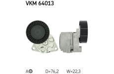 Napínák, žebrovaný klínový řemen SKF VKM 64013