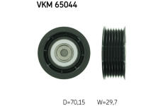 Vratná/vodicí kladka, klínový žebrový řemen SKF VKM 65044