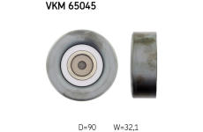 Vratná/vodicí kladka, klínový žebrový řemen SKF VKM 65045
