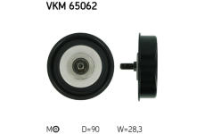 Napínací kladka, žebrovaný klínový řemen SKF VKM 65062