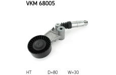 Napínací kladka, žebrovaný klínový řemen SKF VKM 68005