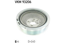 Řemenice, klikový hřídel SKF VKM 93206
