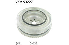 Řemenice, klikový hřídel SKF VKM 93227