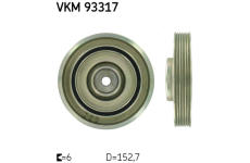 Řemenice, klikový hřídel SKF VKM 93317