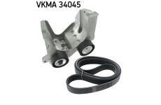 Sada žebrovaných klínových řemenů SKF VKMA 34045