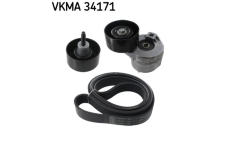 Ozubený klinový remeň - Sada SKF VKMA 34171