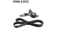 Sada žebrovaných klínových řemenů SKF VKMA 61033