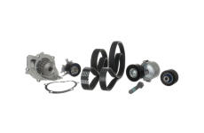 Vodní čerpadlo + sada ozubených / klínových žebrových řemenů SKF VKMC 13008