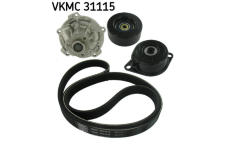Vodní pumpa + klinový żebrový řemen SKF VKMC 31115