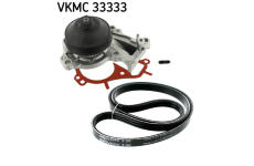 Vodní pumpa + klinový żebrový řemen SKF VKMC 33333