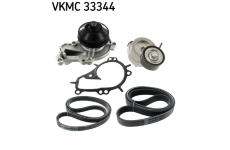 Vodní pumpa + klinový żebrový řemen SKF VKMC 33344