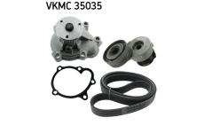 Vodní pumpa + klinový żebrový řemen SKF VKMC 35035
