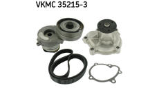 Vodní pumpa + klinový żebrový řemen SKF VKMC 35215-3