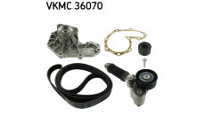 Vodní pumpa + klinový żebrový řemen SKF VKMC 36070