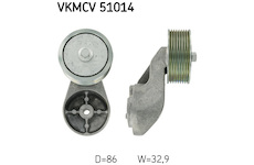 Vratna/vodici kladka, klinovy zebrovy remen SKF VKMCV 51014