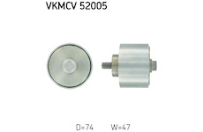 Vratna/vodici kladka, klinovy zebrovy remen SKF VKMCV 52005
