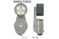 Napínací kladka, žebrovaný klínový řemen SKF VKMCV 53015