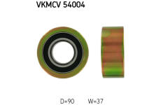 Vratná/vodicí kladka, klínový žebrový řemen SKF VKMCV 54004