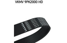 Ozubený klinový remeň SKF VKMV 9PK2000 HD